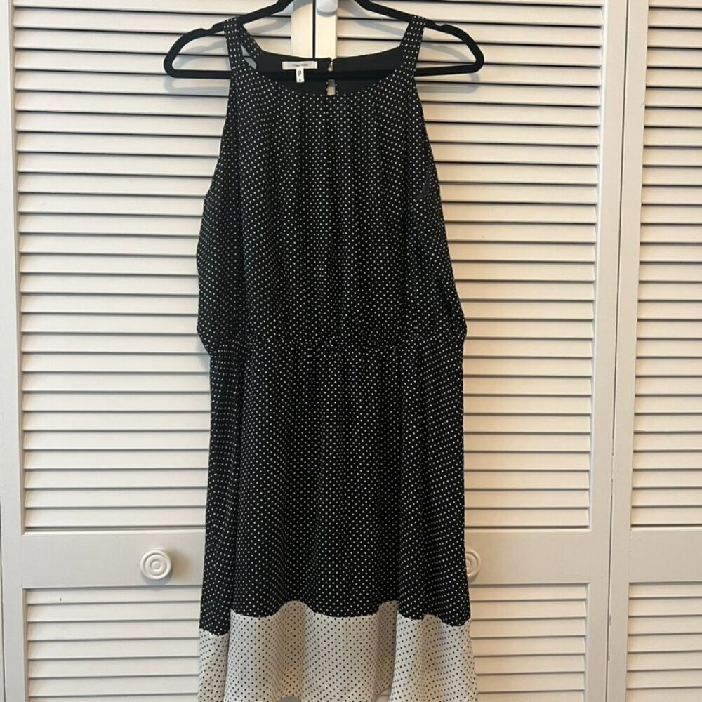 Maurices Polka Dot Dress Size 0X - Picture 2 of 9